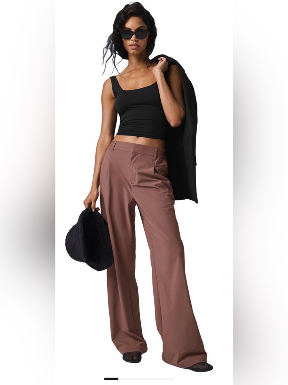 Alo yoga pursuit trouser - chestnut